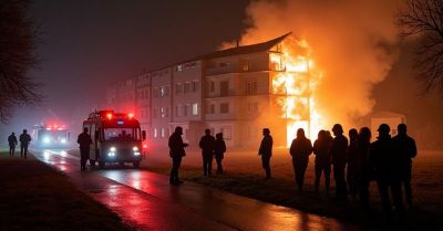 Czujny sąsiad uratował mieszkańców po pożarze w Jeleniowie